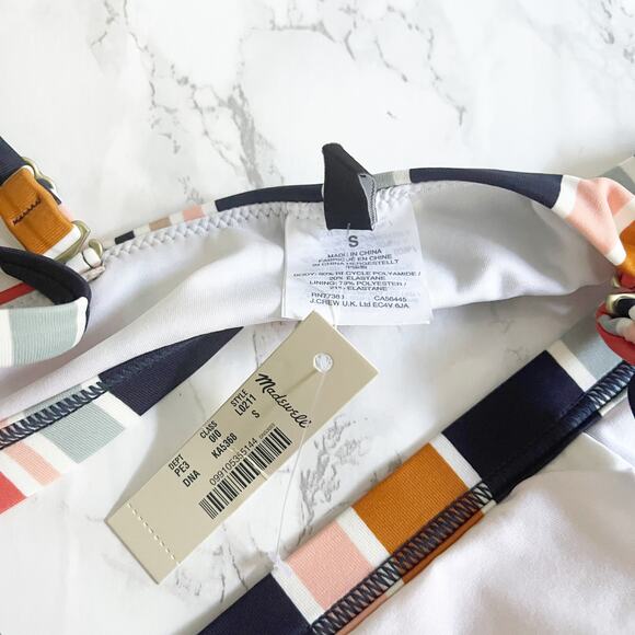 MADEWELL Second Wave Sport Bikini Top Small S - Picture 7 of 9